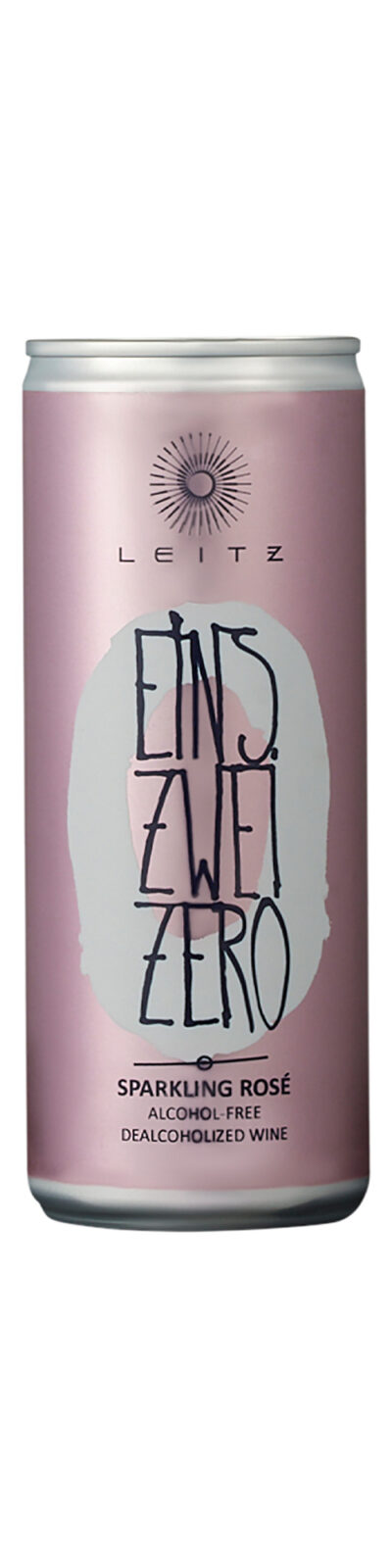 Eins Zwei Zero Rosé Sparkling can